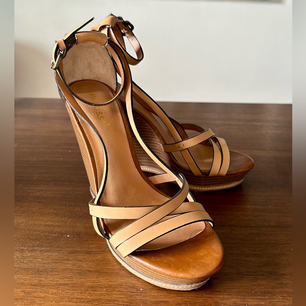 Matesse Nude Wedge Sandal